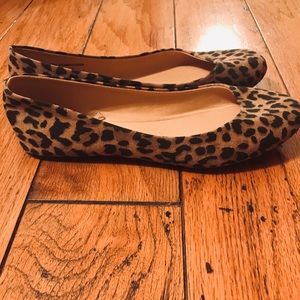 Cheetah print flats